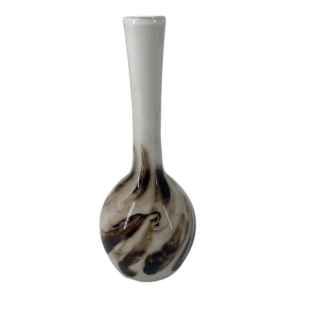Vintage 1982 Charles Charlie Correll Art Studio Handcrafted Glass Vase